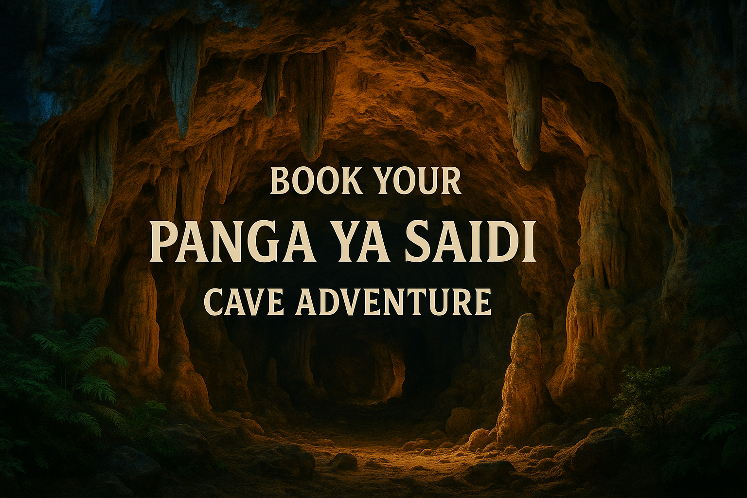 Panga ya Saidi Cave Tour Hero Banner
